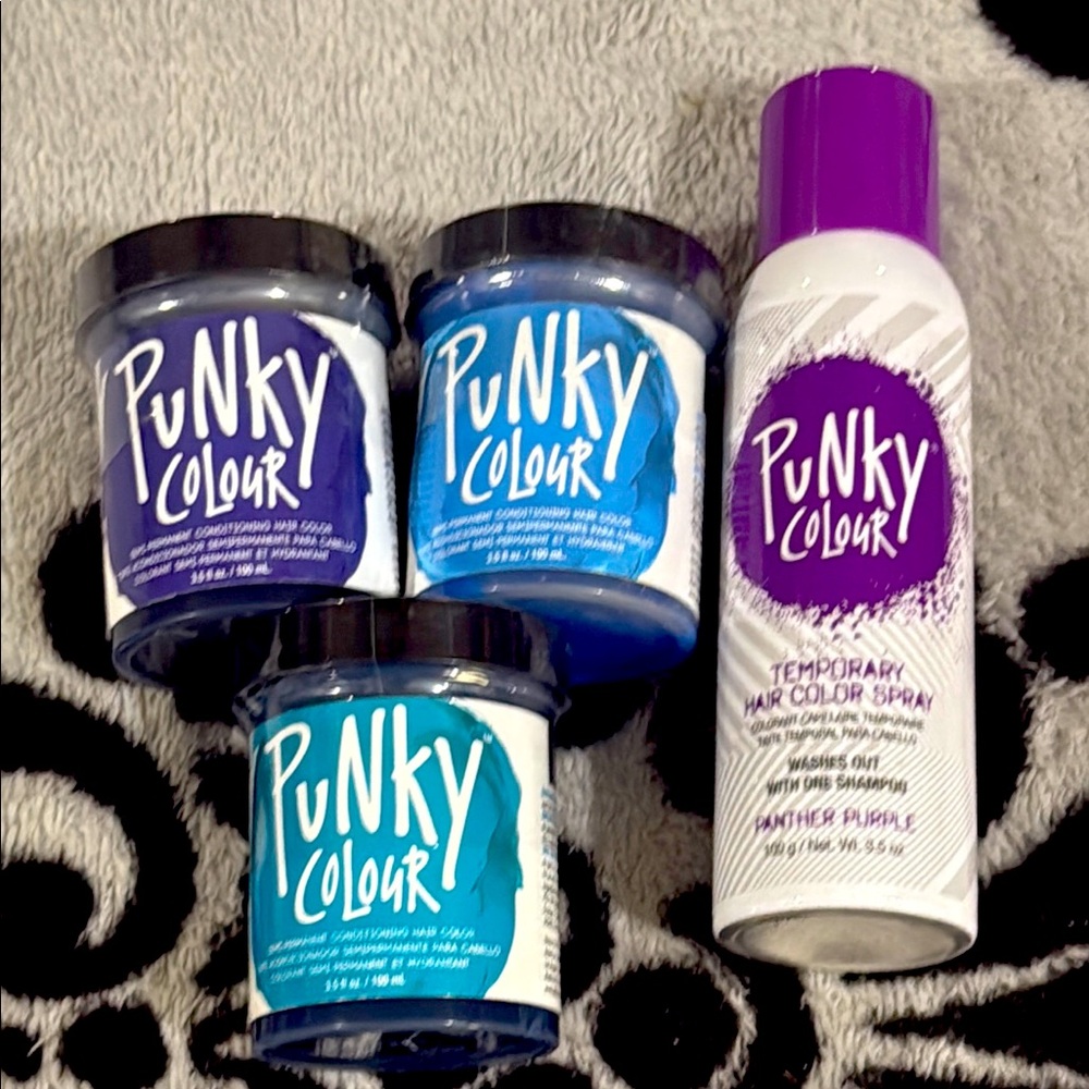 Punky Colour Semi Permanent Hair Colours & Temporary Colour Spray! New